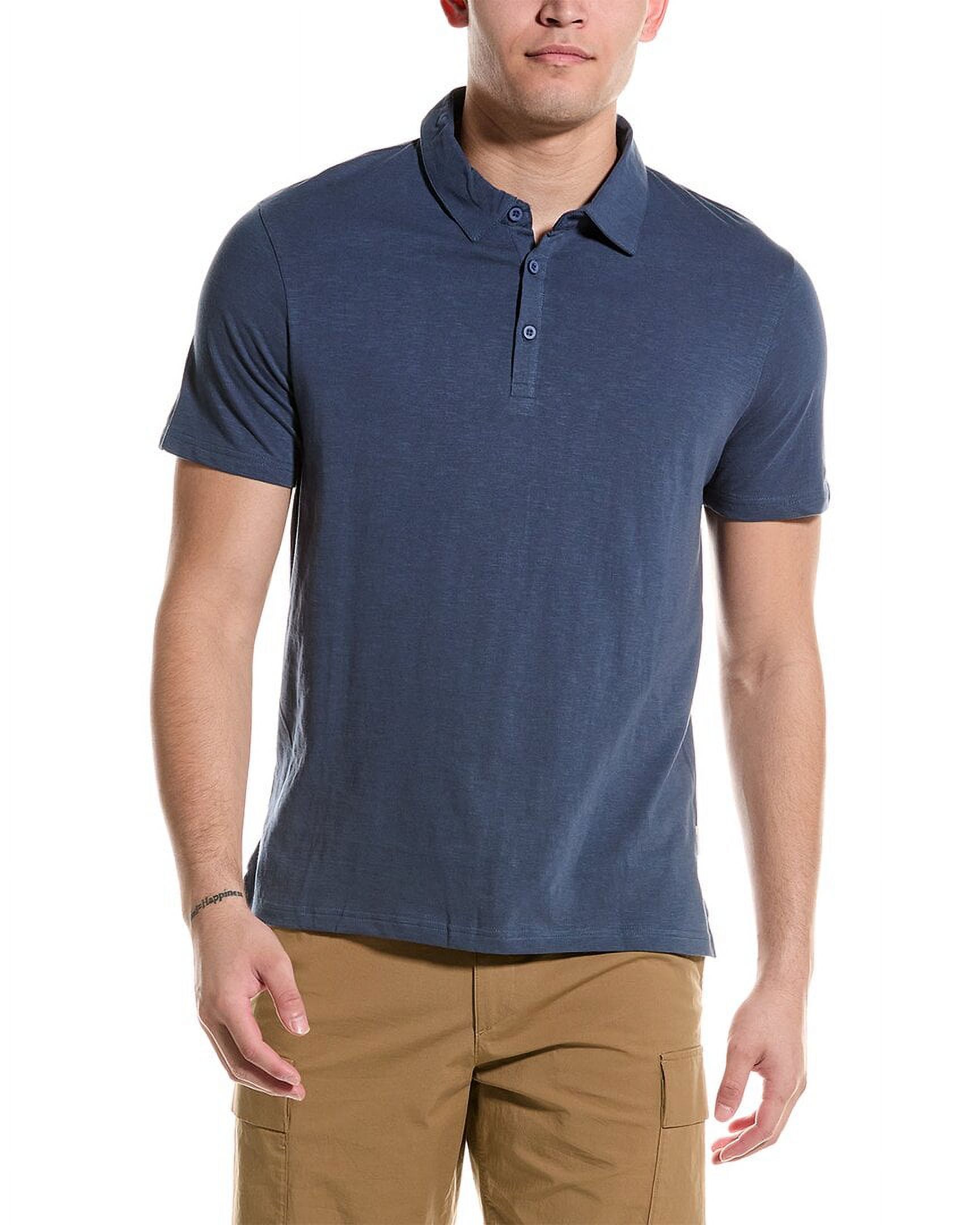 Onia mens Polo Shirt, s, Blue